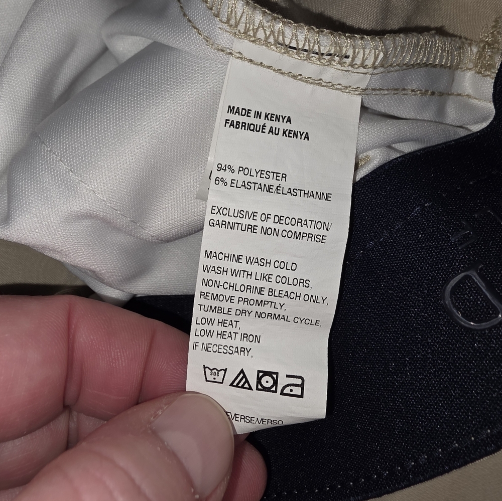 IZOD Swingflex Golf Pants Men's 32X32 Khaki Wicking Stretch CL-2360 - Picture 4 of 8